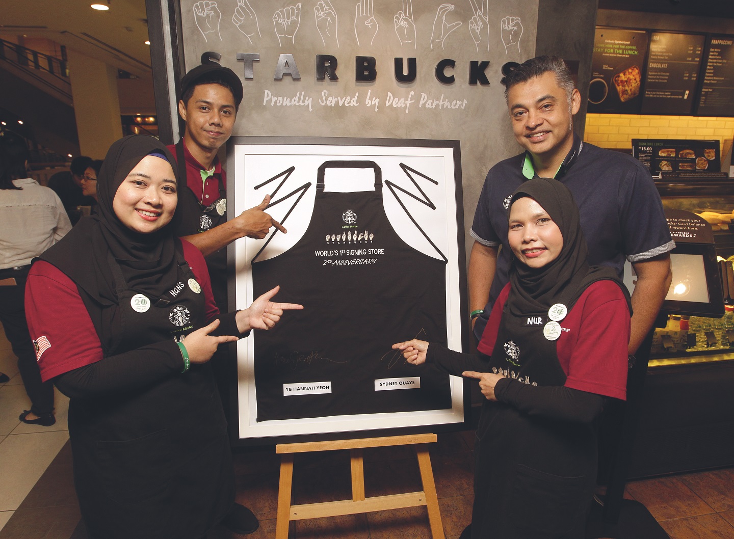 Starbucks Signing Store In Bangsar Creates Career Opportunities For The Deaf Community Options The Edge