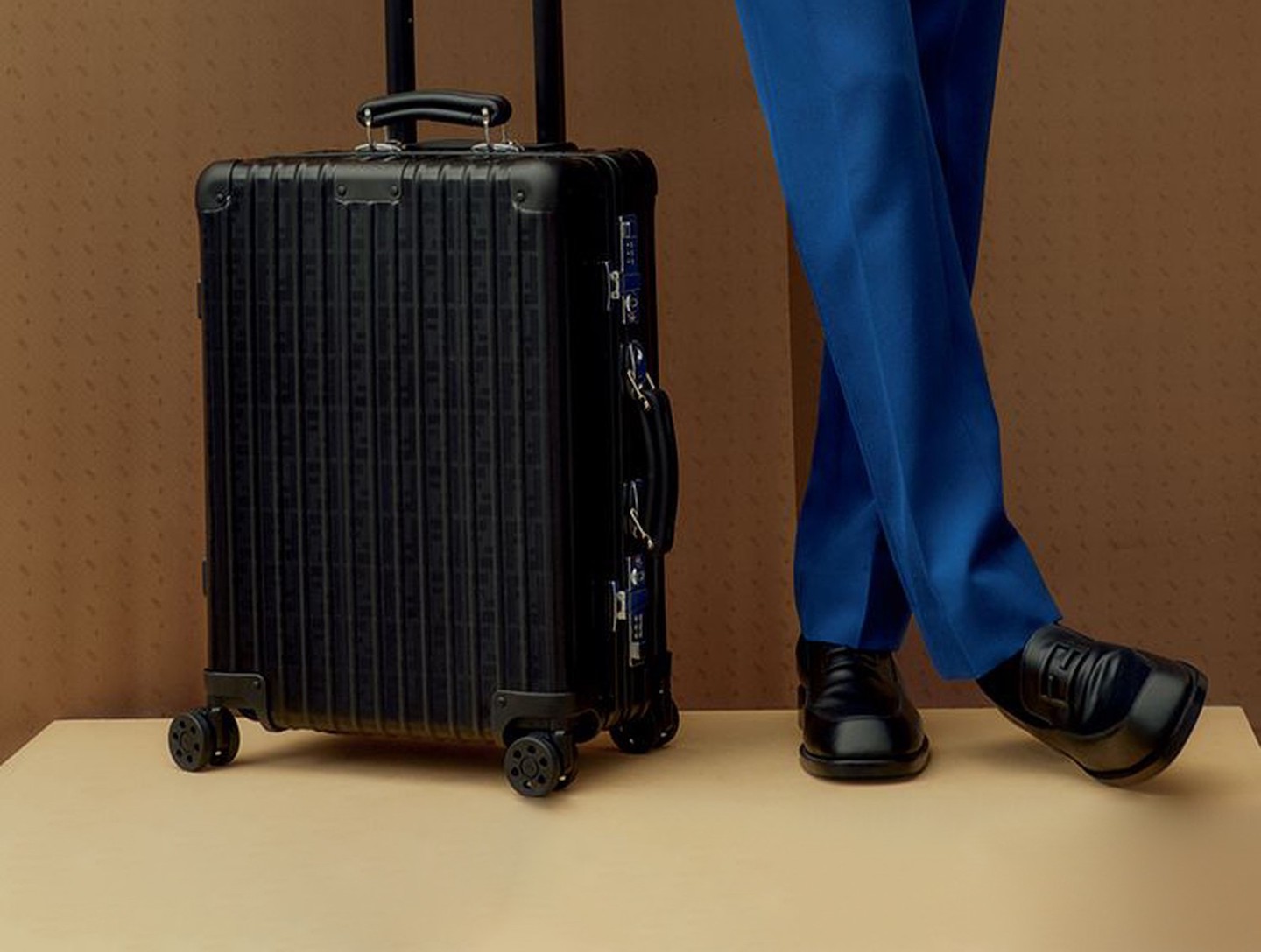 Travel Gear Fendi and Rimowa Suitcases