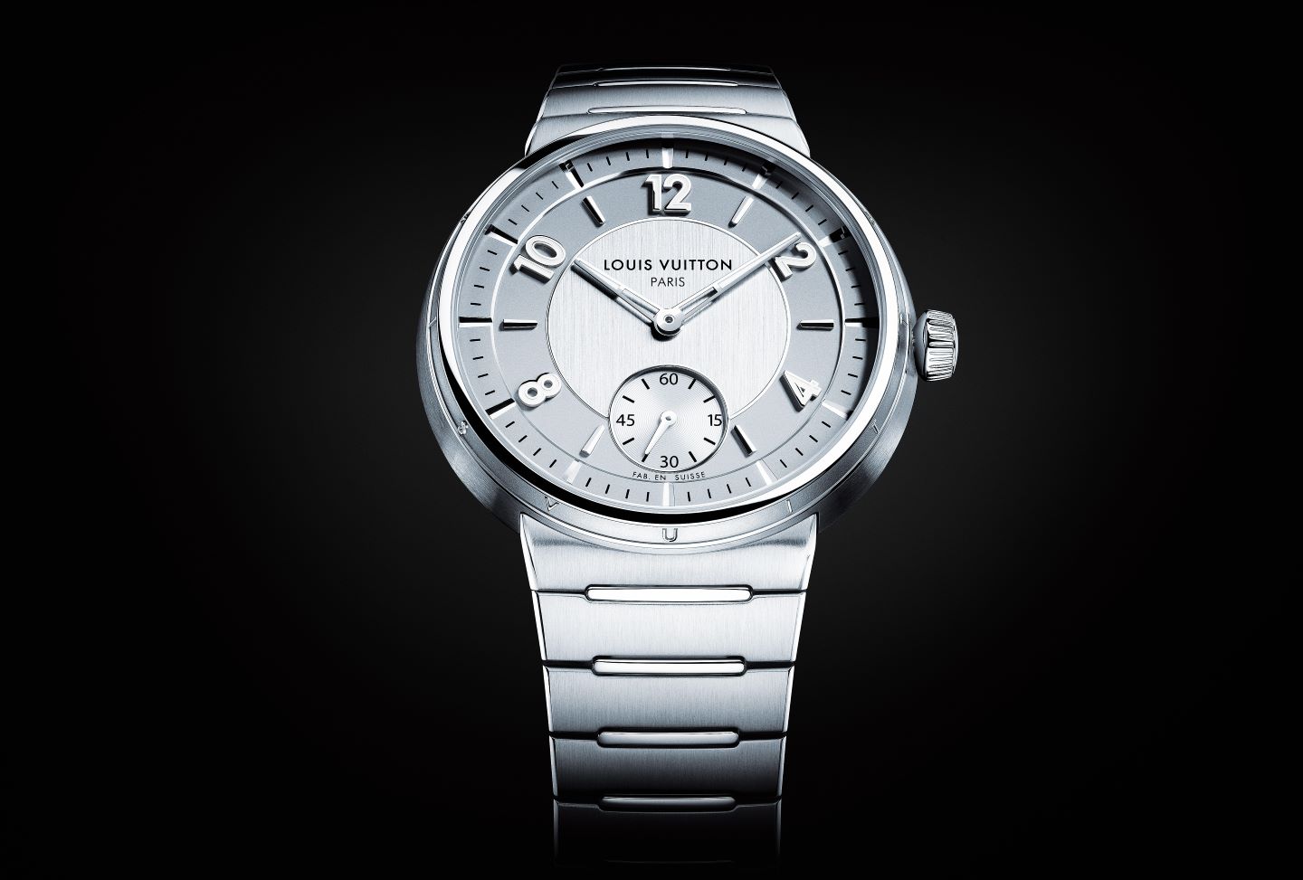 Louis Vuitton Tambour Stainless Steel 41mm Mens Watch, Louis Vuitton