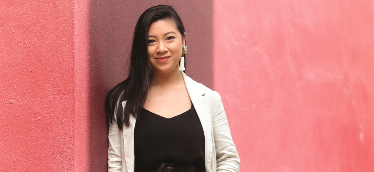 Lorraine Lee's earring designs for Talee are inspired by the nautical knots her father once