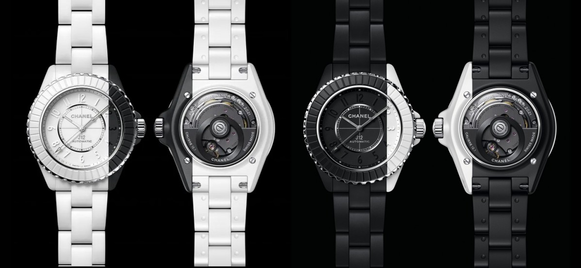 Chanel creates a special edition of the split-personality J12