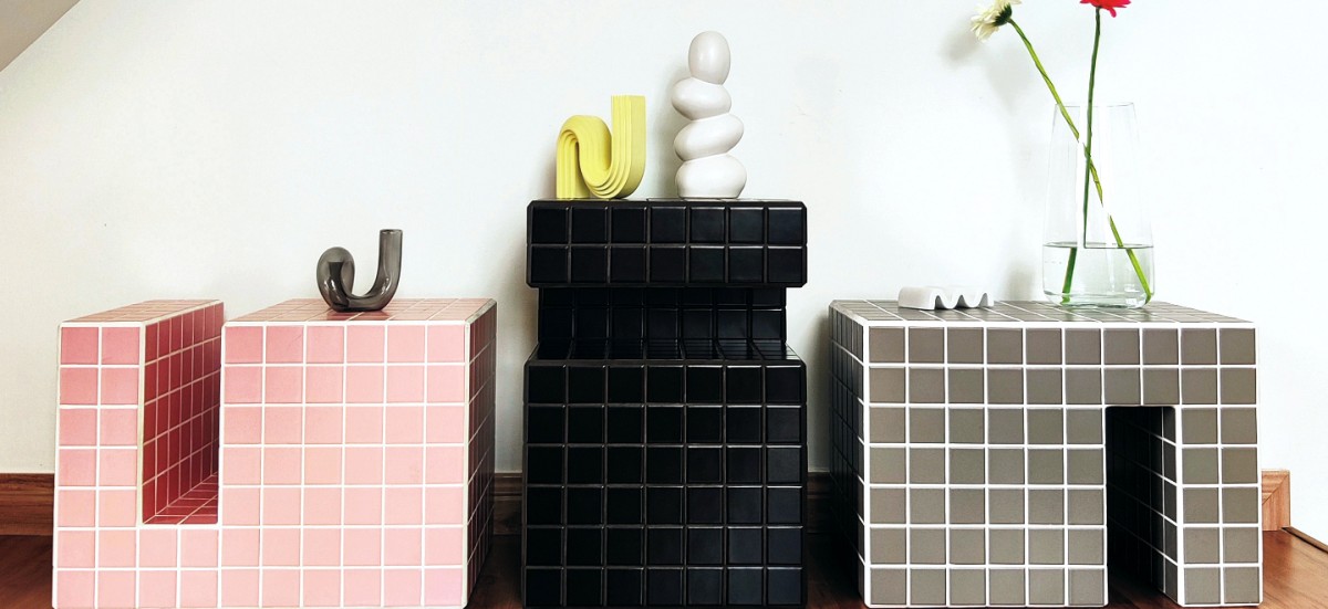 Los azulejos de cerámica antiguos están regresando en los vibrantes muebles hechos a mano de Moray.